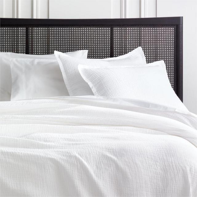 Alto Organic Cotton White King Duvet Cover