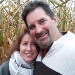 In the corn maze...neither of us had ever done one before. We got lost and made out in a dead end!