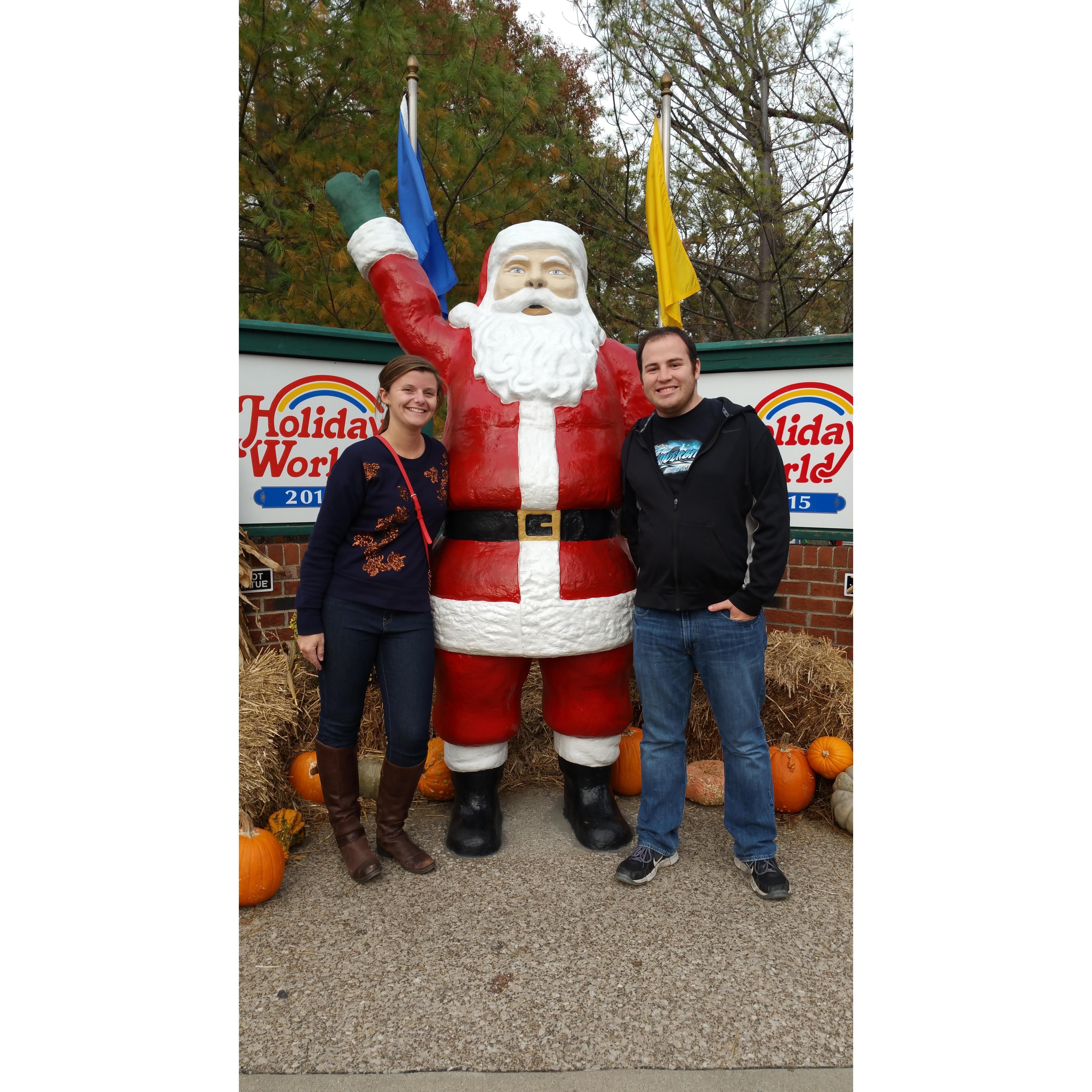 2015-My first trip to Indiana to visit the Baysinger family as well as Holiday World!