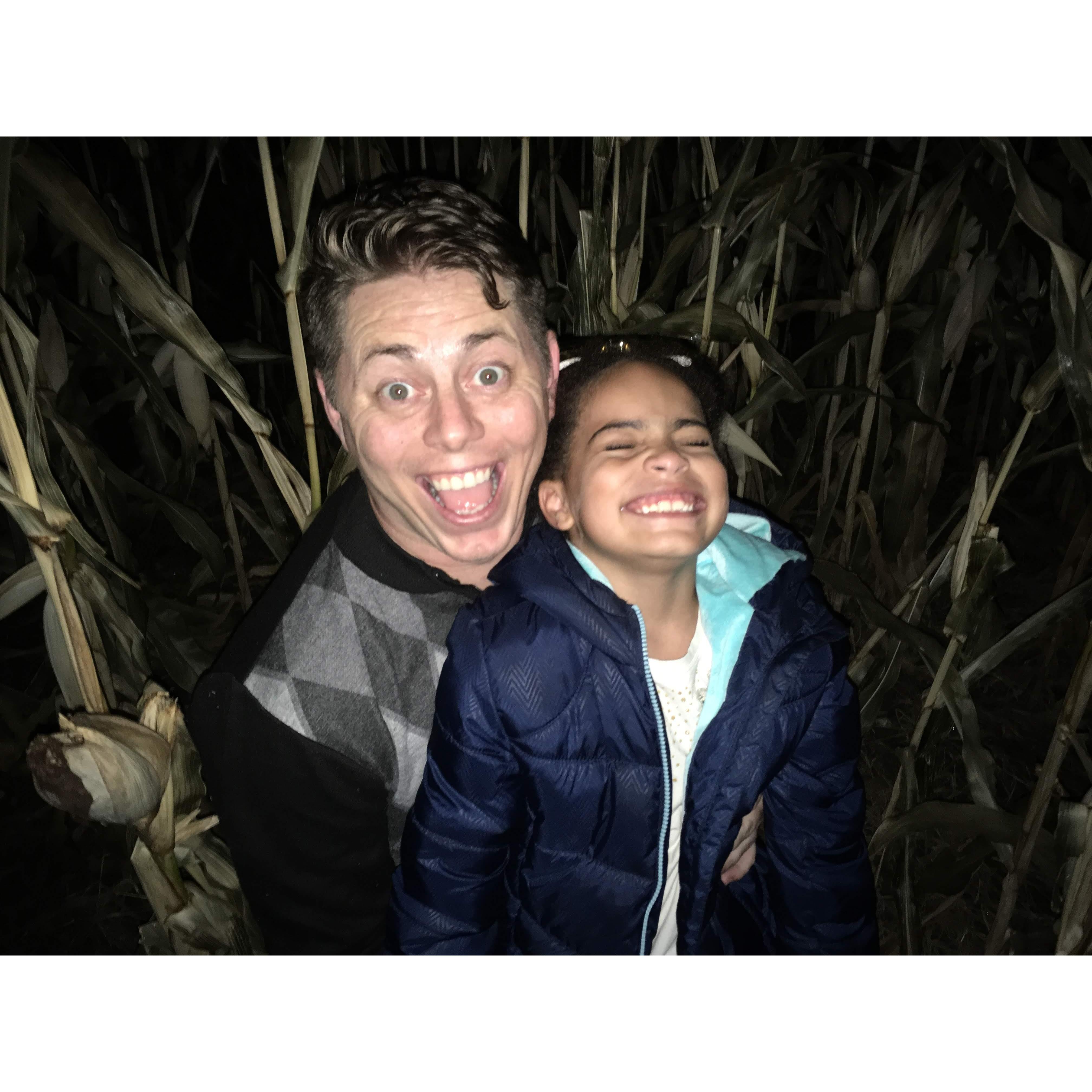 Layla was pretty frustrated for most of the visit at the corn maze with our shenanigan's, but she remembers the day very fondly (Middle of Nowhere, Nov. 2018)