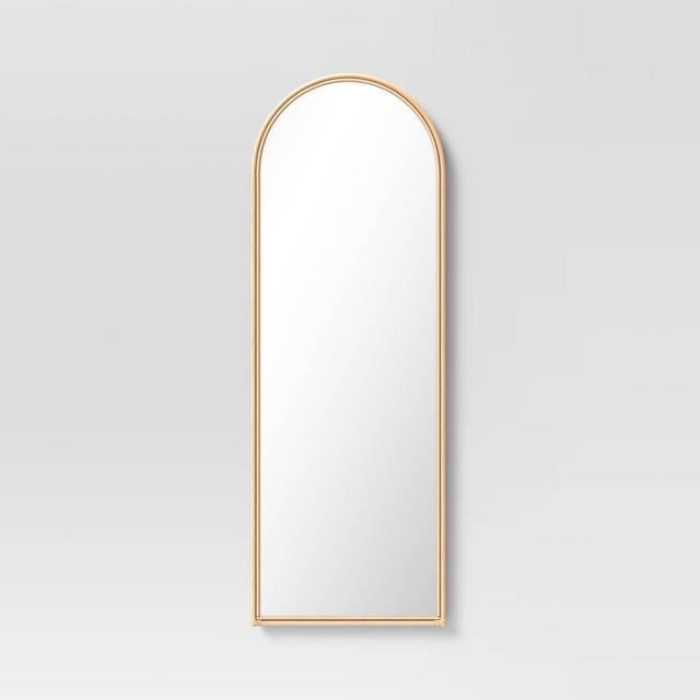 20" x 57" Rattan Wall Mirror with Wrapping Natural - Threshold™
