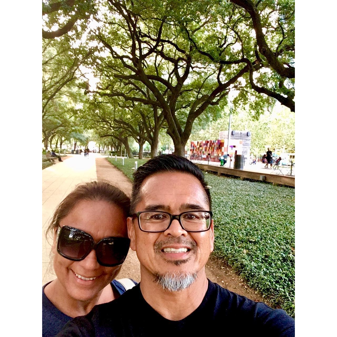 Visiting Houston, summer of 2019.