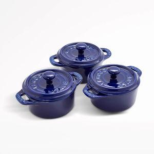 Staub Sesame Mini Cocottes, Set of 3