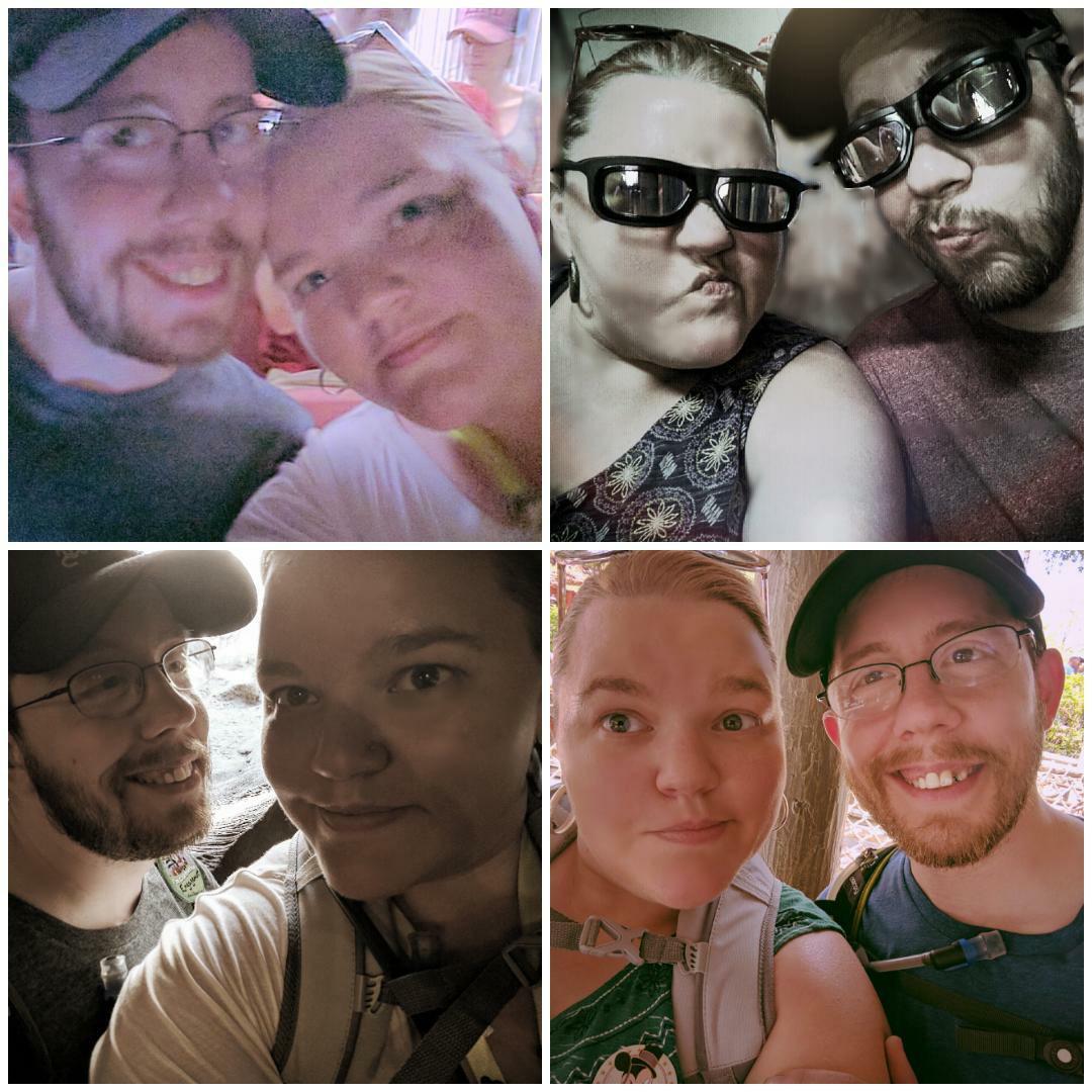 Disney Trip 2017. Waiting in line selfies!