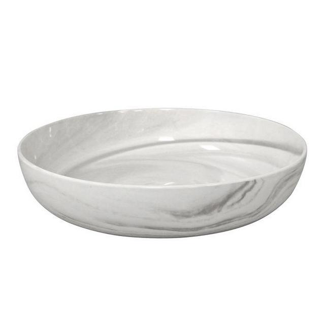 Artisanal Kitchen Supply® 13-Inch Coupe Marbleized Serving Bowl in Grey