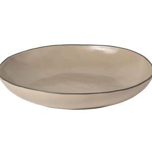 Costa Nova Fine Stoneware Dinnerware - Pasta Serving Bowl (Cremini Beige)