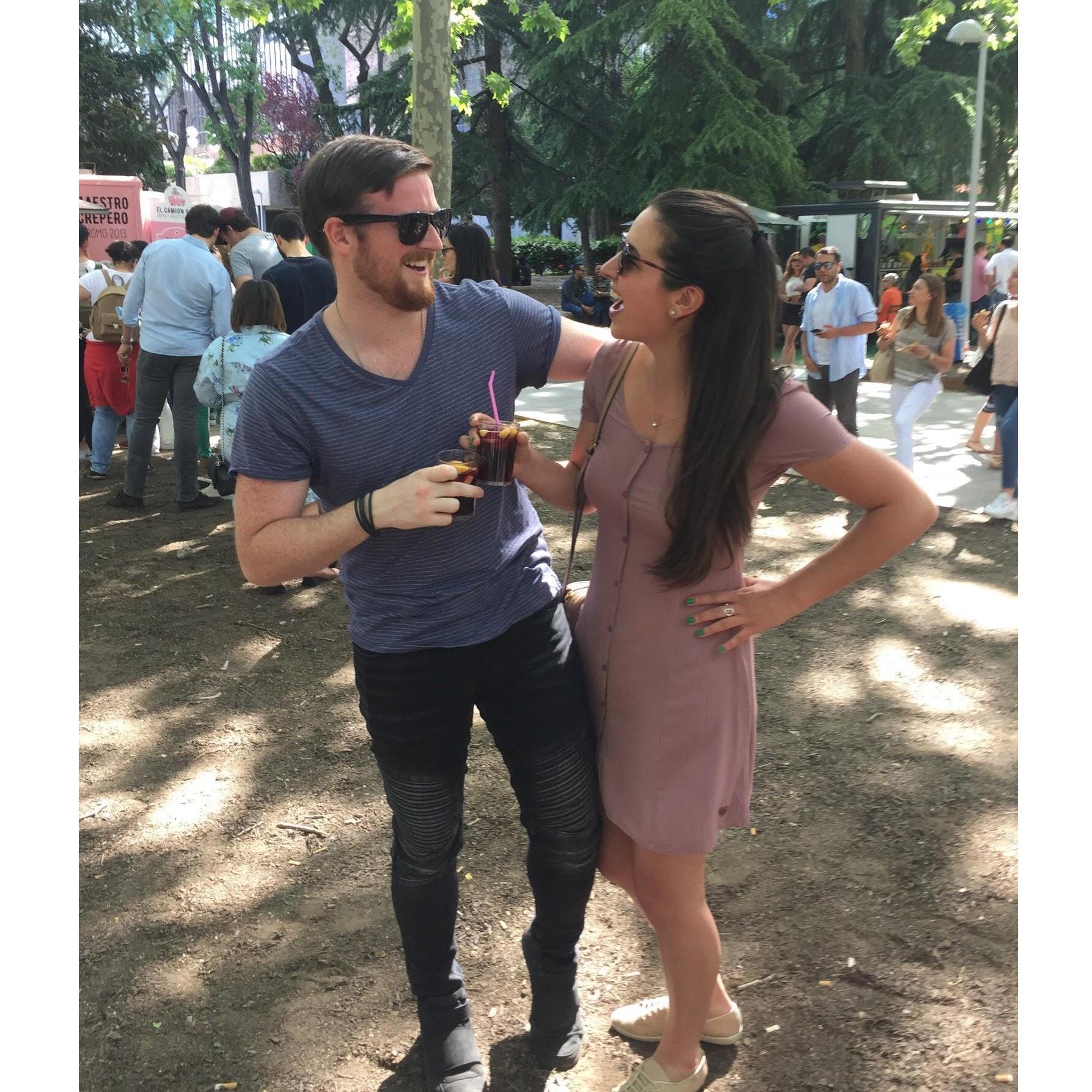 Madrid food trucks. *chef's kiss*