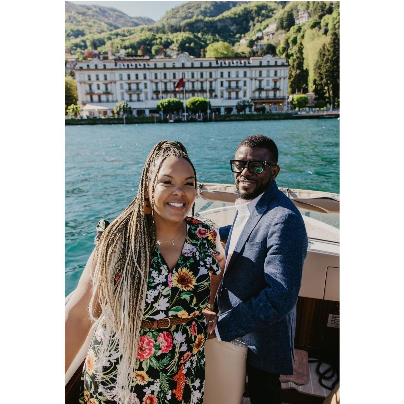 Engagement Shoot in Lake Como, Italy.