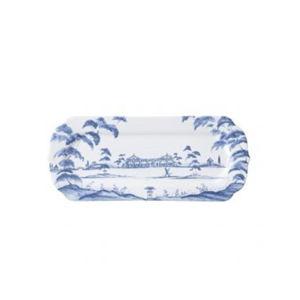 Country Estate Delft Blue Hostess Tray Garden Party