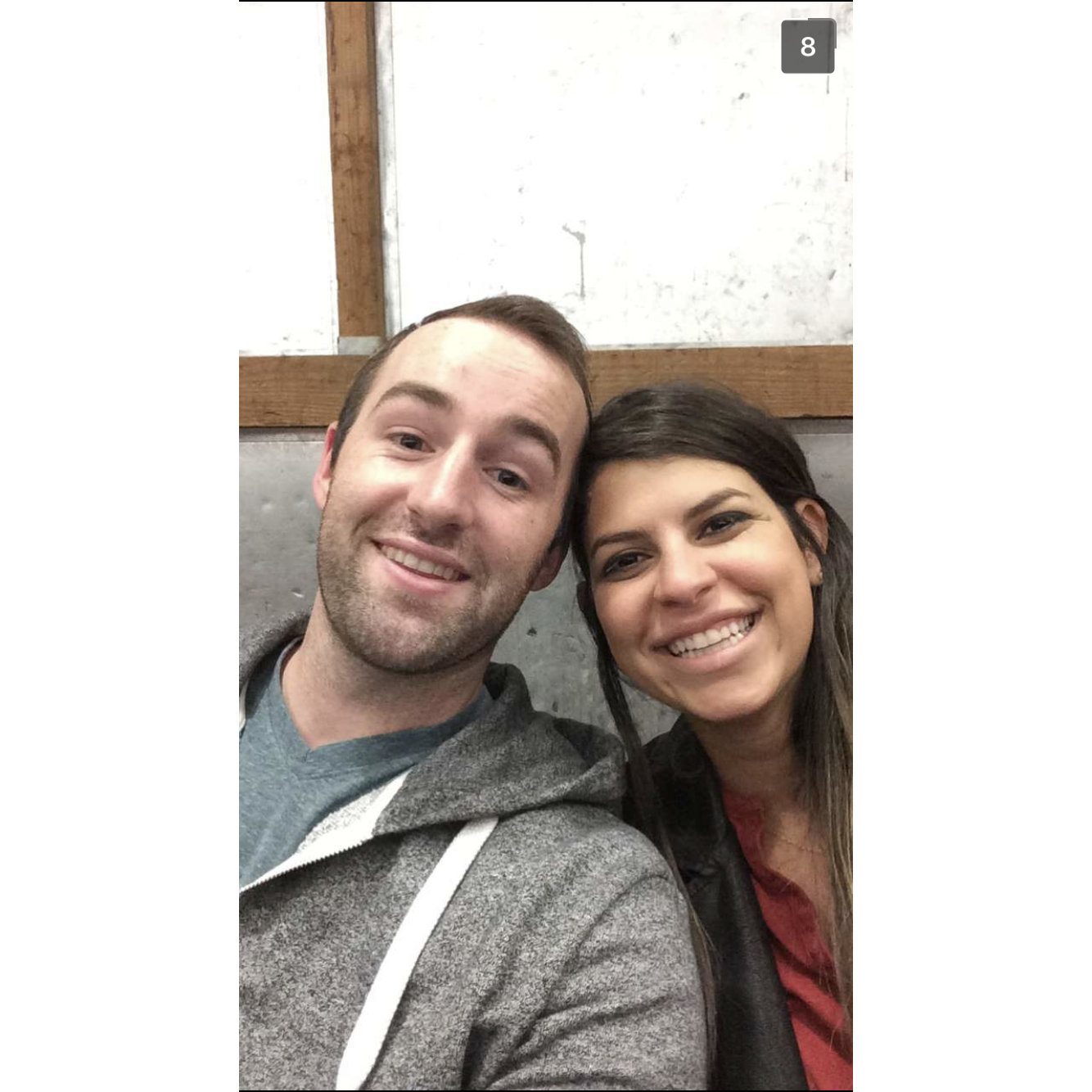 One of Alexis and Drew's first dates in may 2016