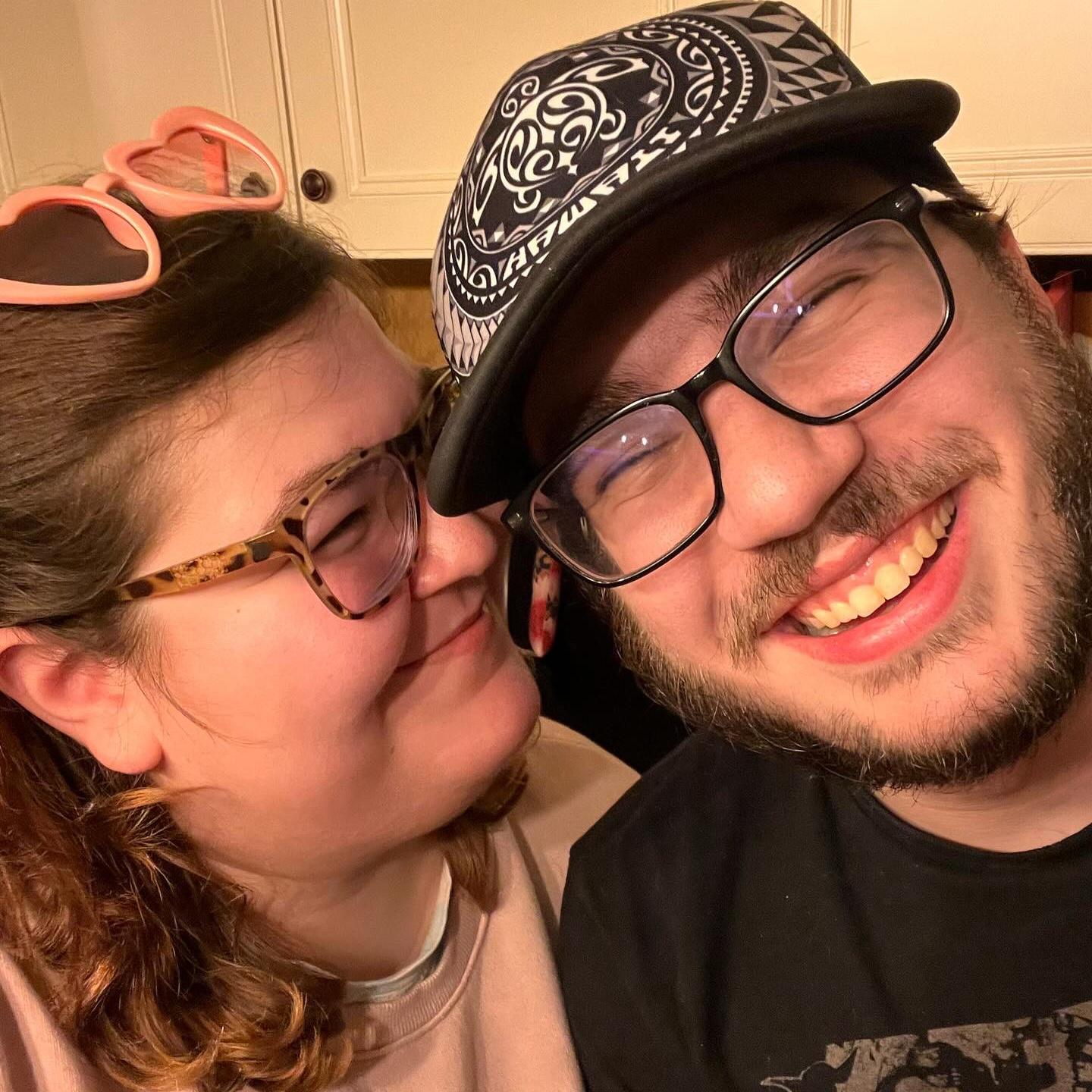 Our second Valentines Day together, but the first one I wasn’t rude and actually said I would be his Valentine lol. Ask me for the story sometime.