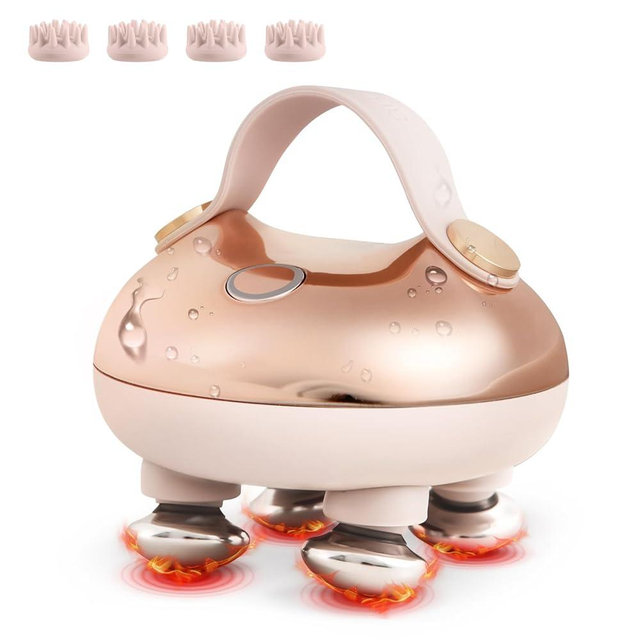 arboleaf Heated Scalp Massager Head Massager Scalp Stress Relax Hair Massager with Heat Cordless Kneading Massage Cat Massager, Gift for Mom Dad