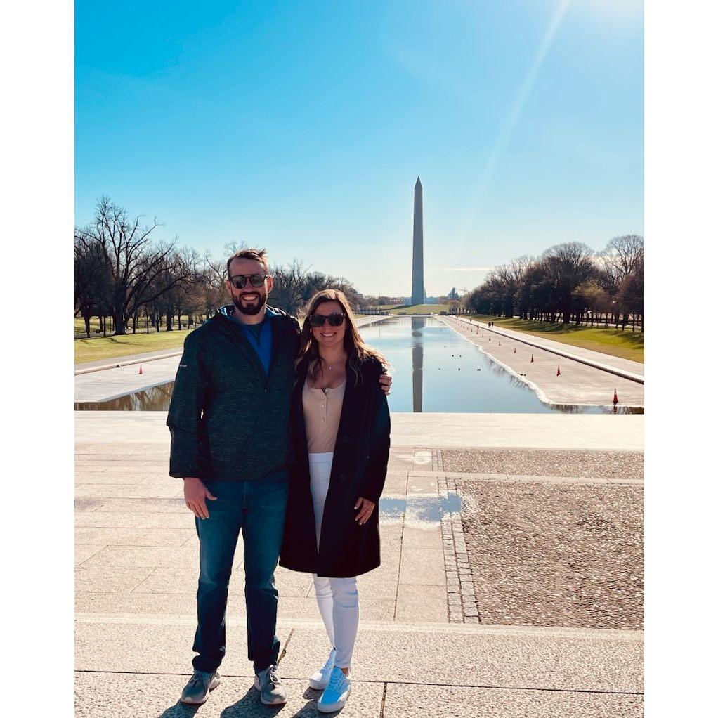 Ashley's first time to DC to explore Carlos' home for five years!