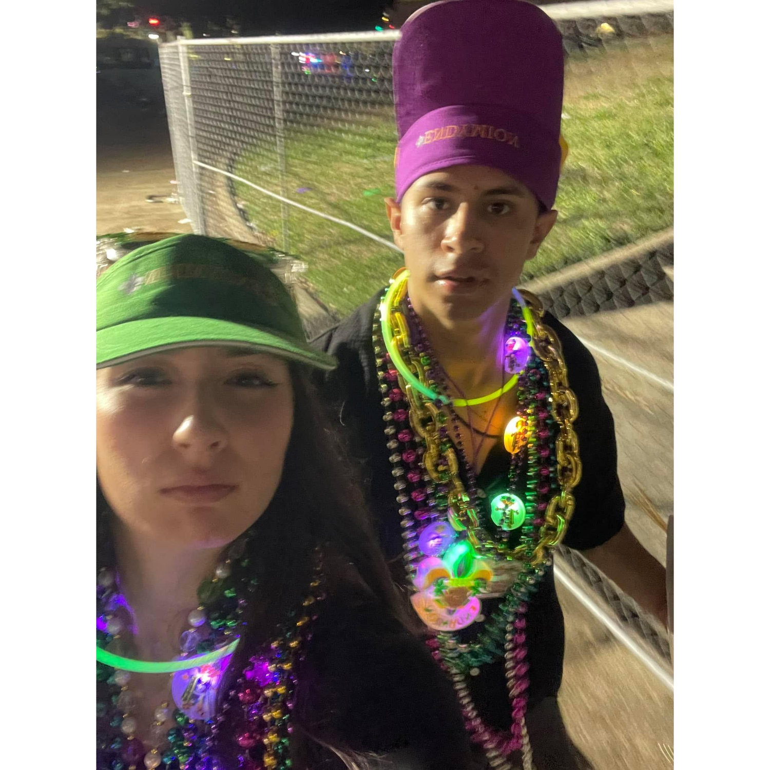 Our first Mardi Gras together in New Orleans! Many hurricanes were had;)