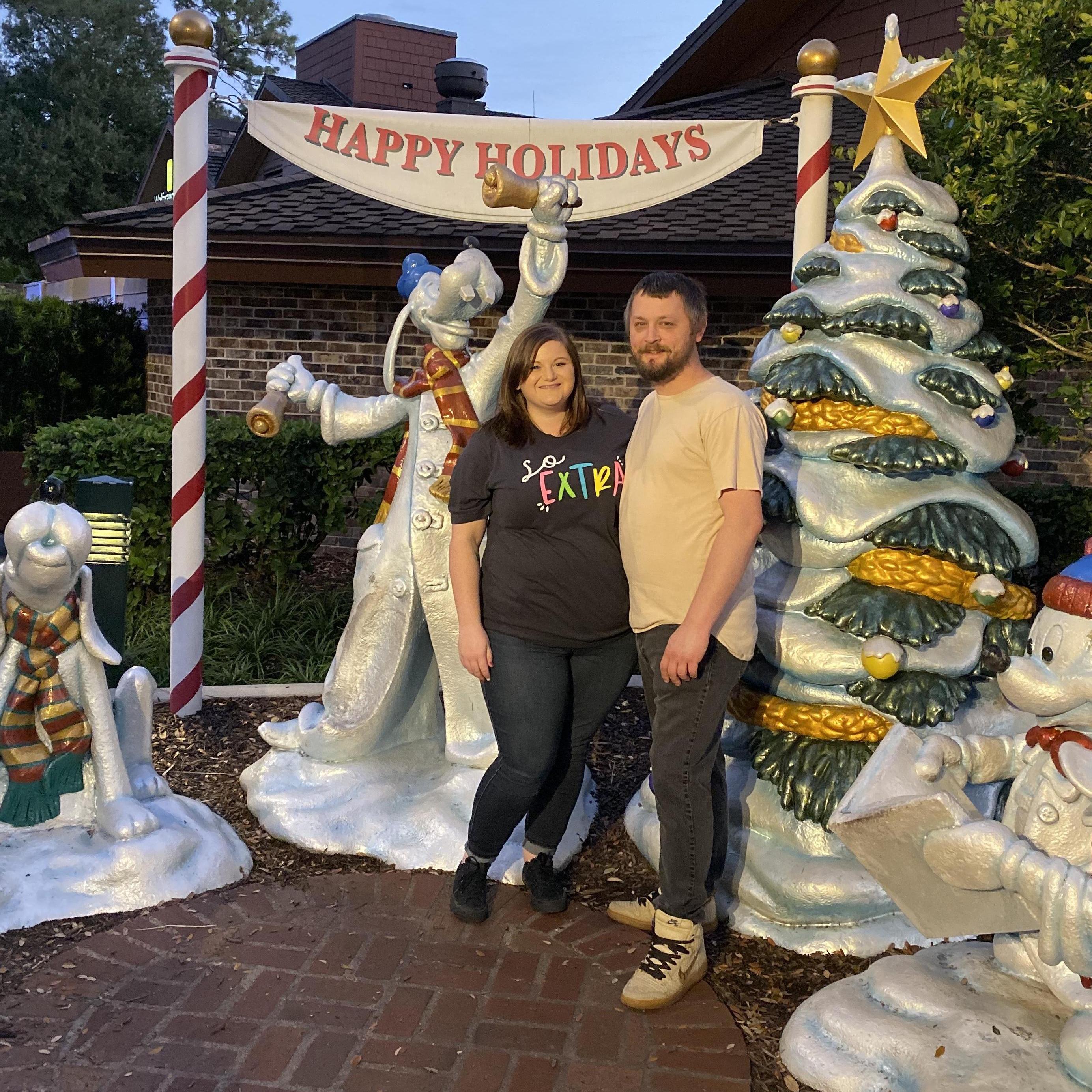 I took him down to Orlando for our first anniversary