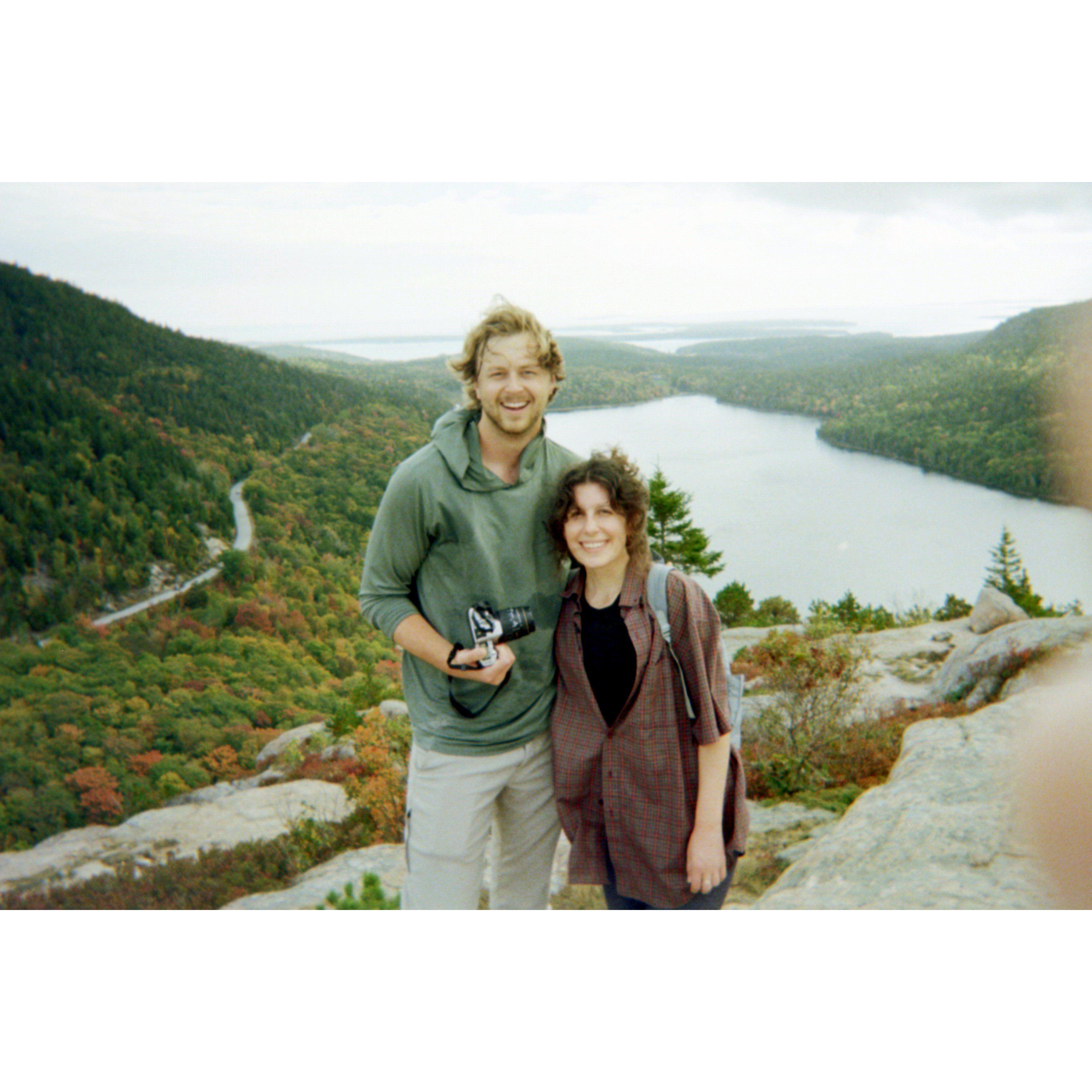 Davis and I on a friend trip to Acadia National Park