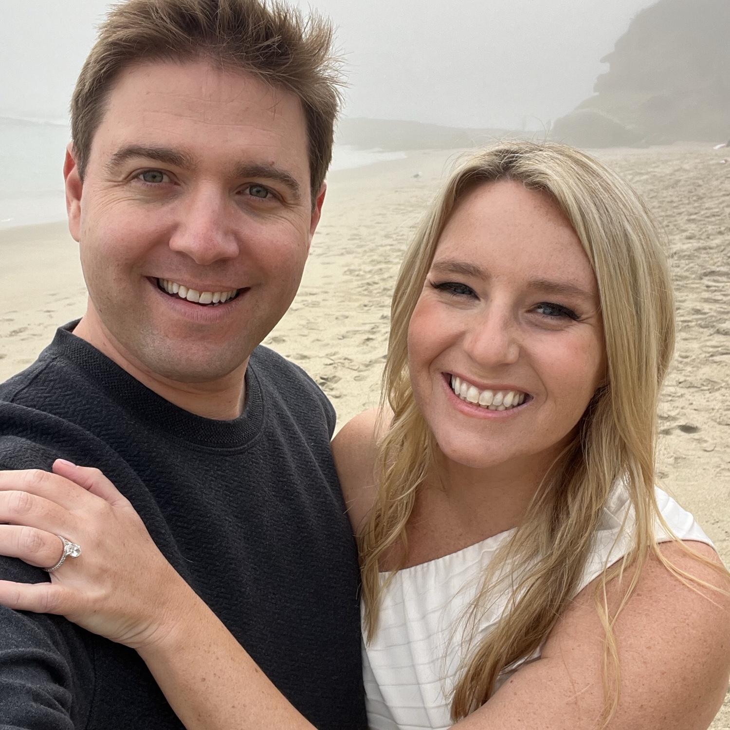 Engagement photos in Laguna beach