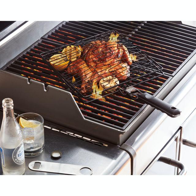 Our Table™ Nonstick Grilling Flexible Basket in Black