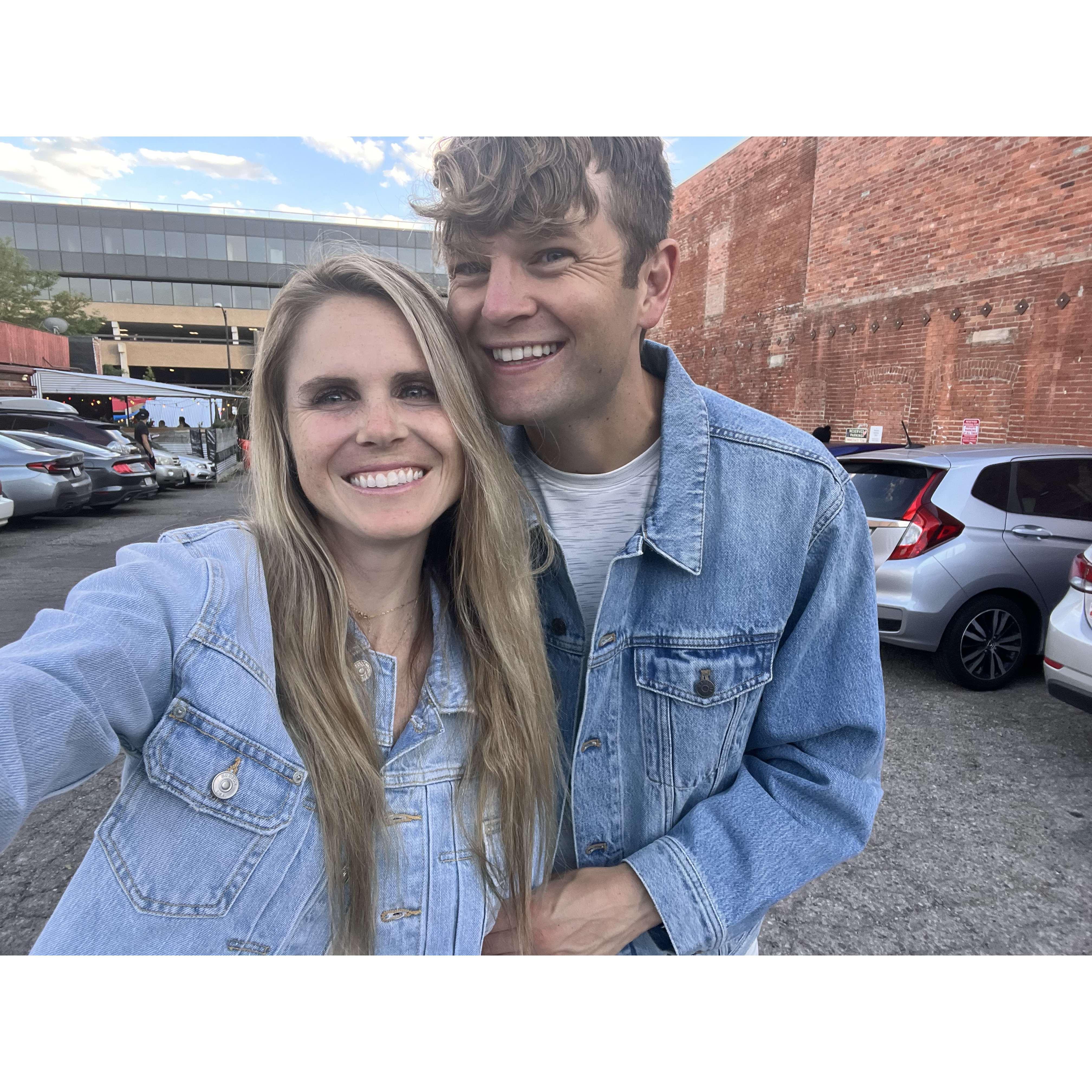 I miss you in your denim jacket
