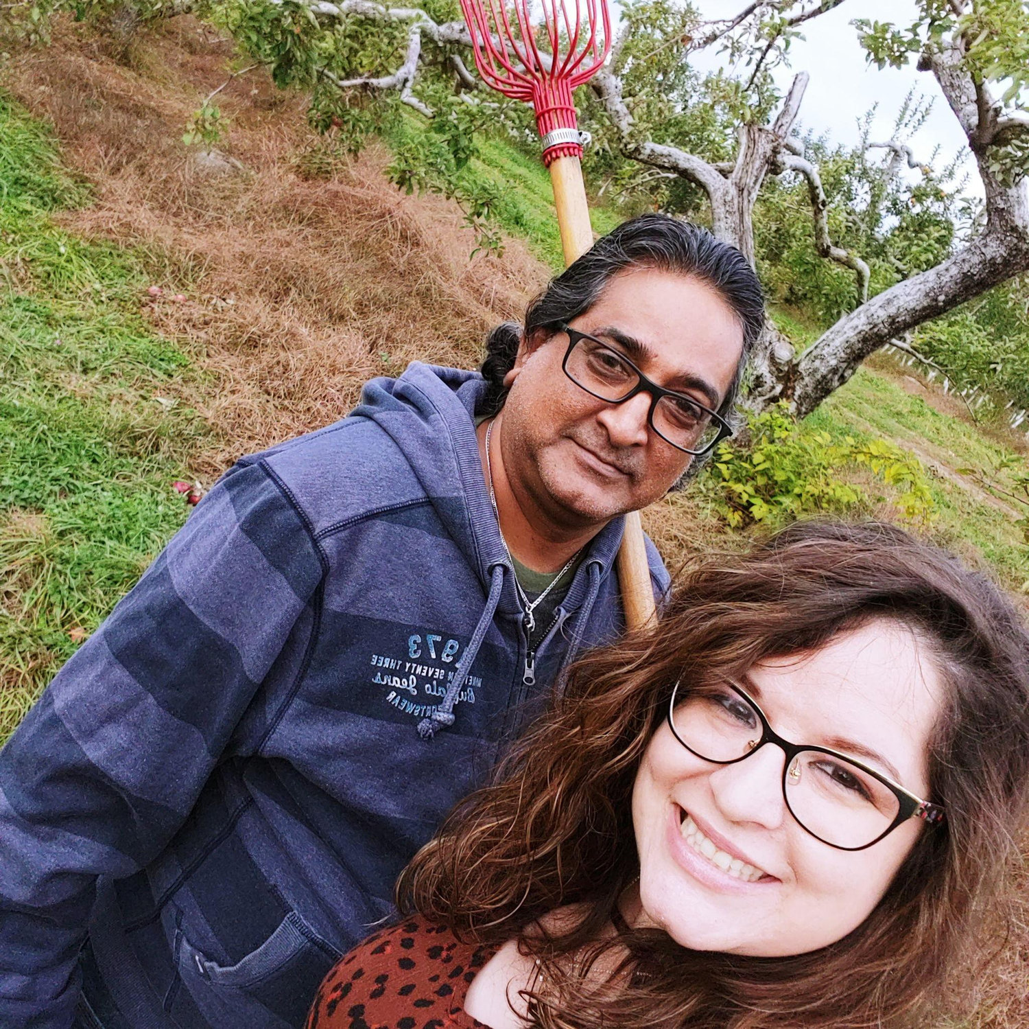 4 year anniversary. Apple pies and apple picking. October 8, 2019.