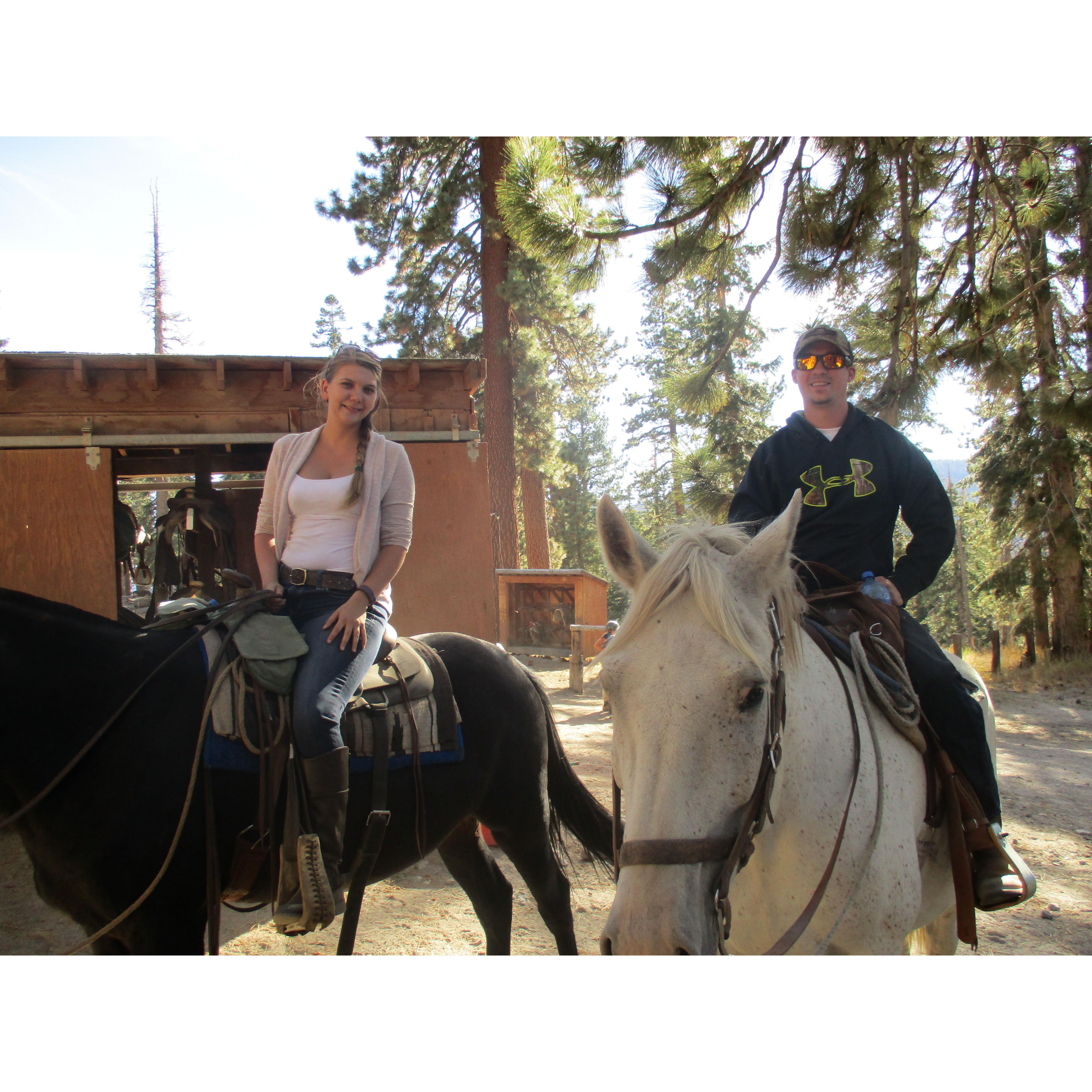 Horseback Riding to a waterfall