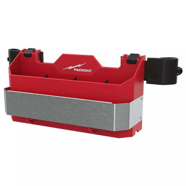 YYKJTU 48-22-8602 for Milwaukee PACKOUT Tool Box Caddy Attachment, Length 16.8 in., Red Plastic and Metal