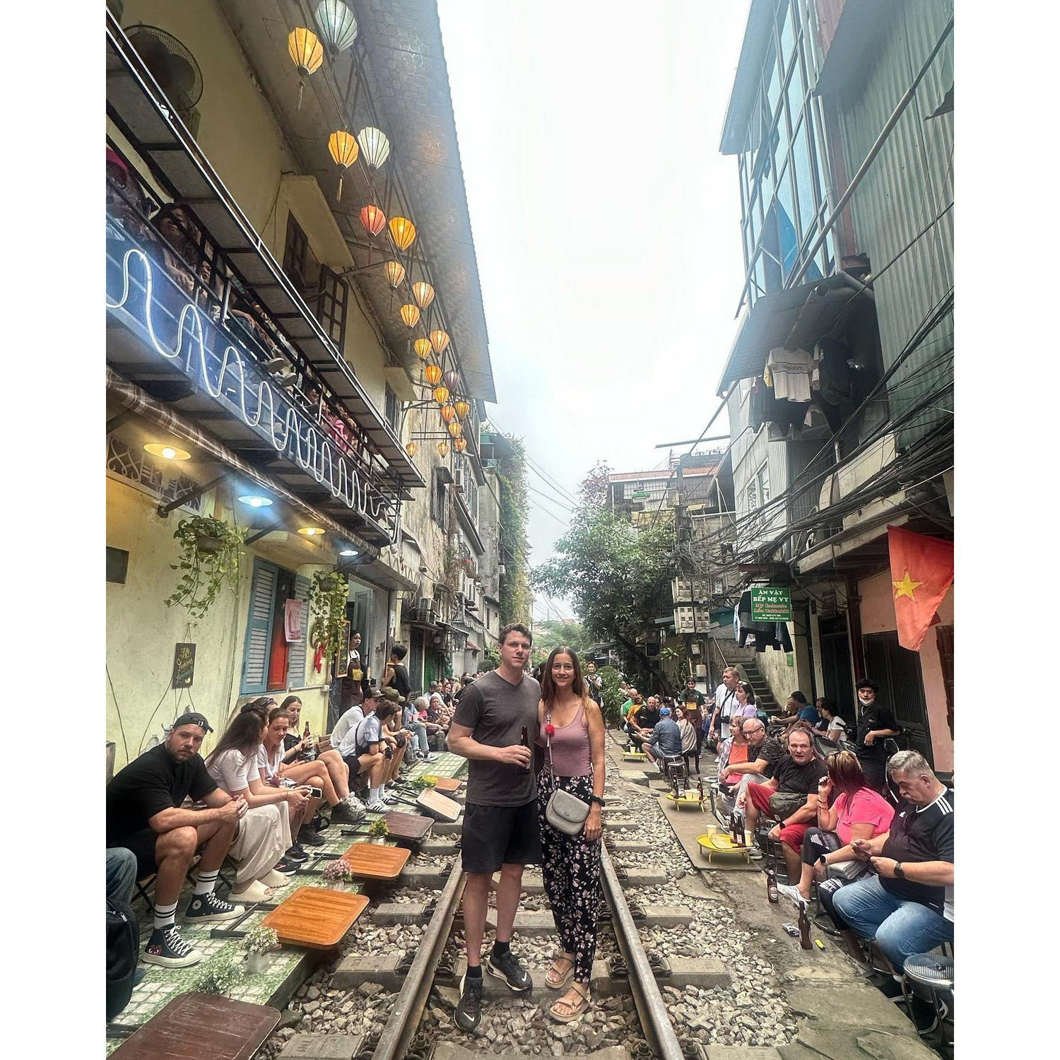 Train Street, Hanoi, Vietnam