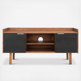 Diara 2-Shelf 2-Door Media Stand