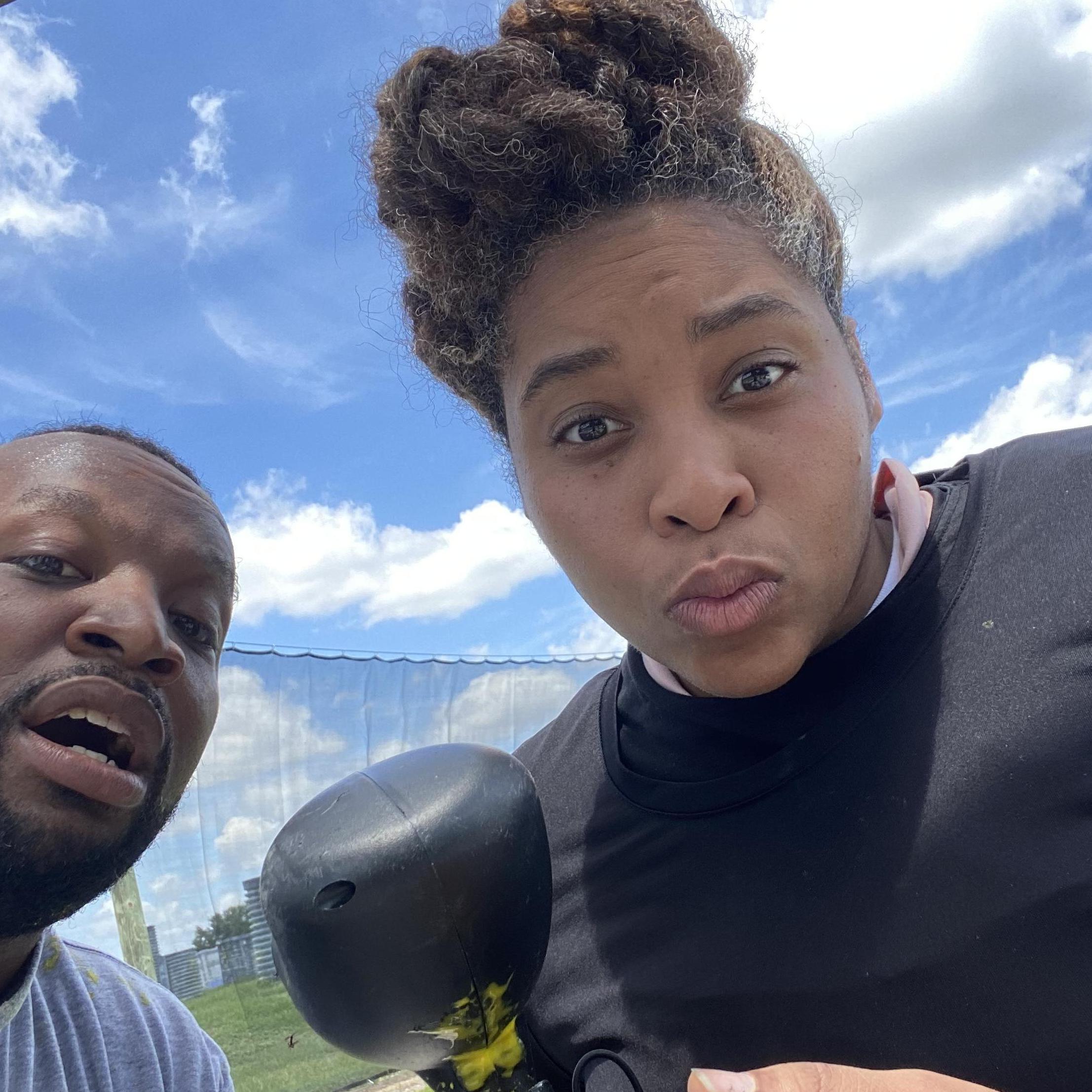 Our first paint balling experience ❤️