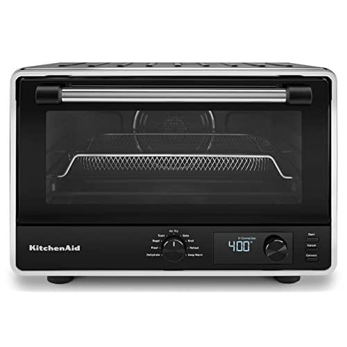 KitchenAid KCO124BM Digital Countertop Oven with Air Fry, Black Matte