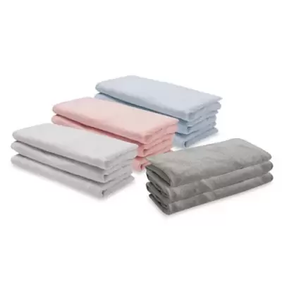 Burt's Bees Baby® Organic Cotton Jersey Fitted Crib Sheet in Heather Grey