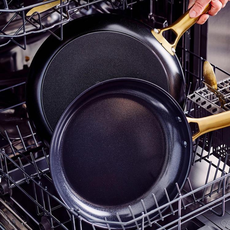The Cookware Company GreenPan Reserve Nonstick 5-Piece Cookware Set in Black  with Gold-Tone Handles
