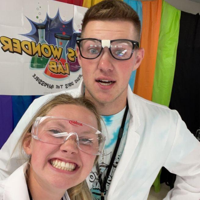 7/31/2022 Jensen roped Ethan into helping her teach Vacation Bible School at St. John Lutheran