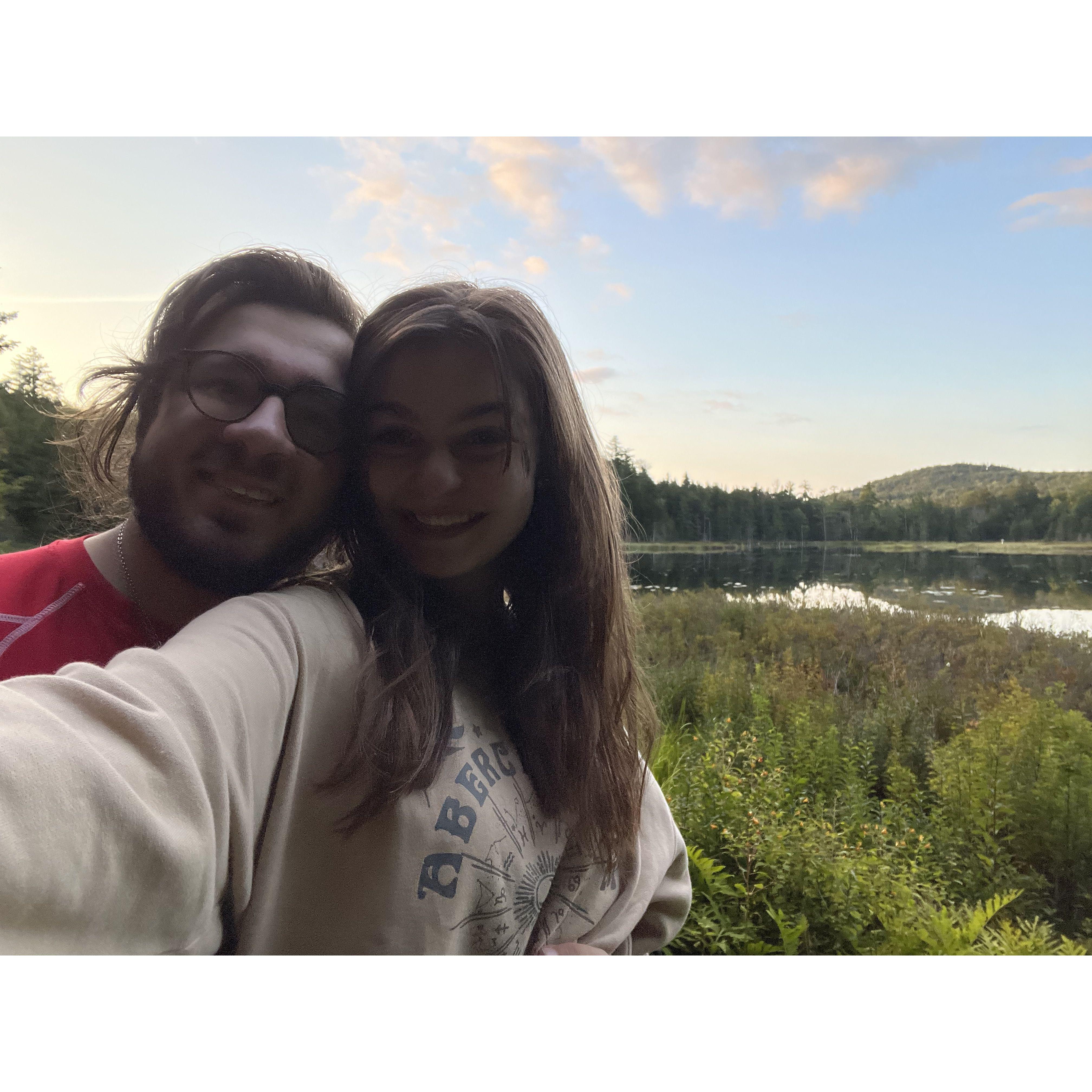 Hiking/camping Province Pond Shelter, NH