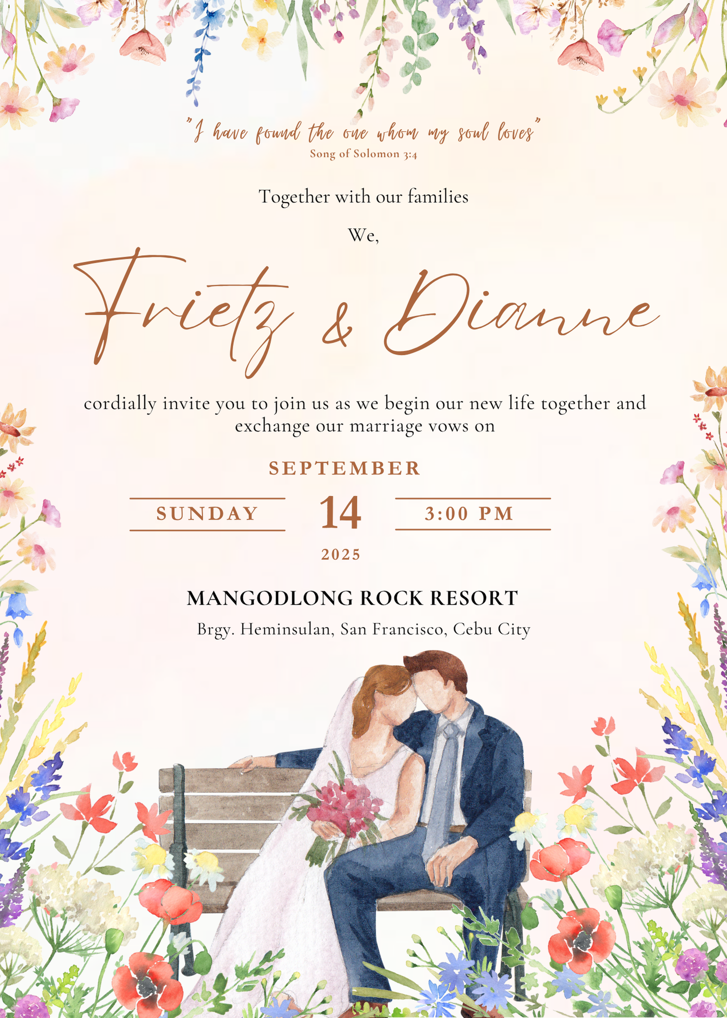 The Wedding Website of F R I E T Z and D I A N N E