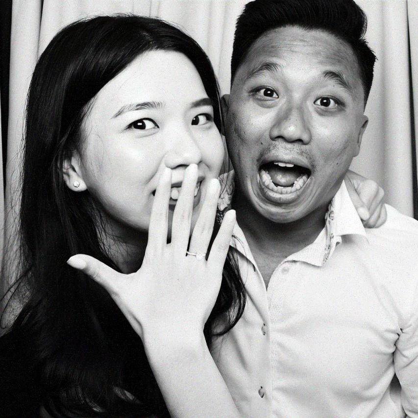 A little photobooth fun during our engagement week, 27 December 2024