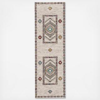 Tov Indoor/Outdoor Medallion Runner