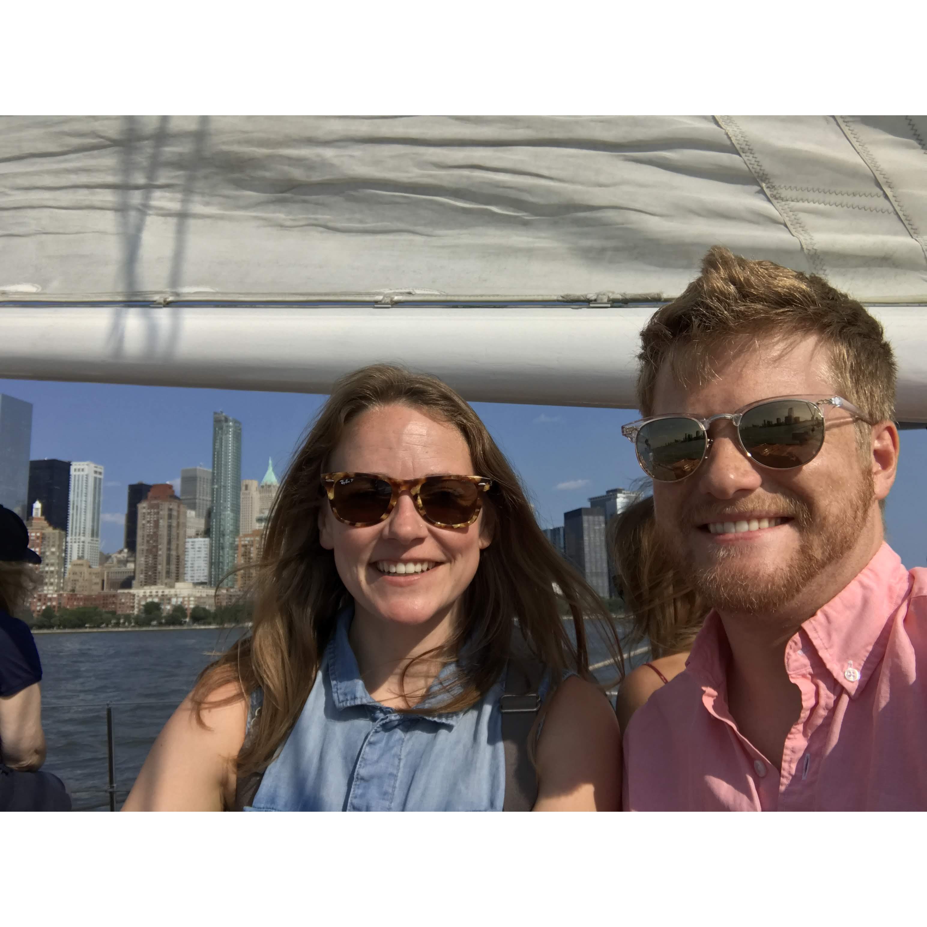 Another sailing adventure on the Hudson