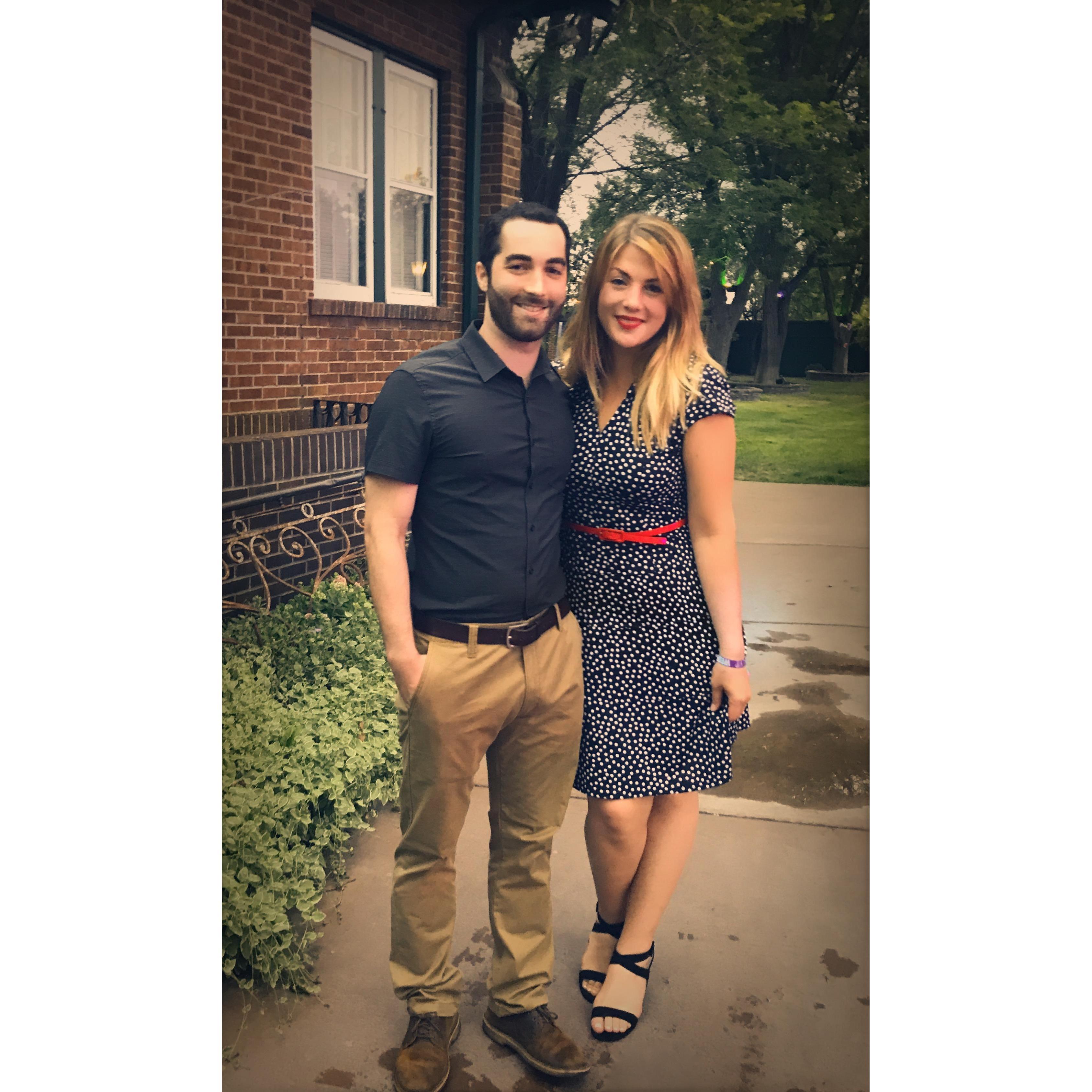 Summer 2017, our first few weeks living in Colorado at Dan's cousin's wedding.
