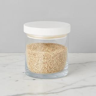 Modern Wood Medium Top Canister