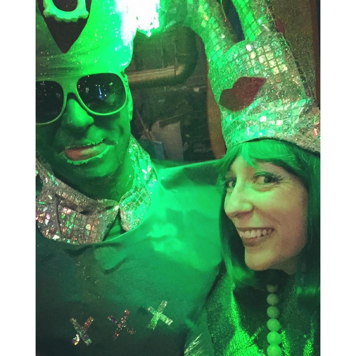 Krewe de Vieux 2016, KAOS Probes the X-Files, Marigny, New Orleans.