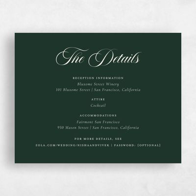 Dark Forest, Green Wedding Enclosure - Grazio