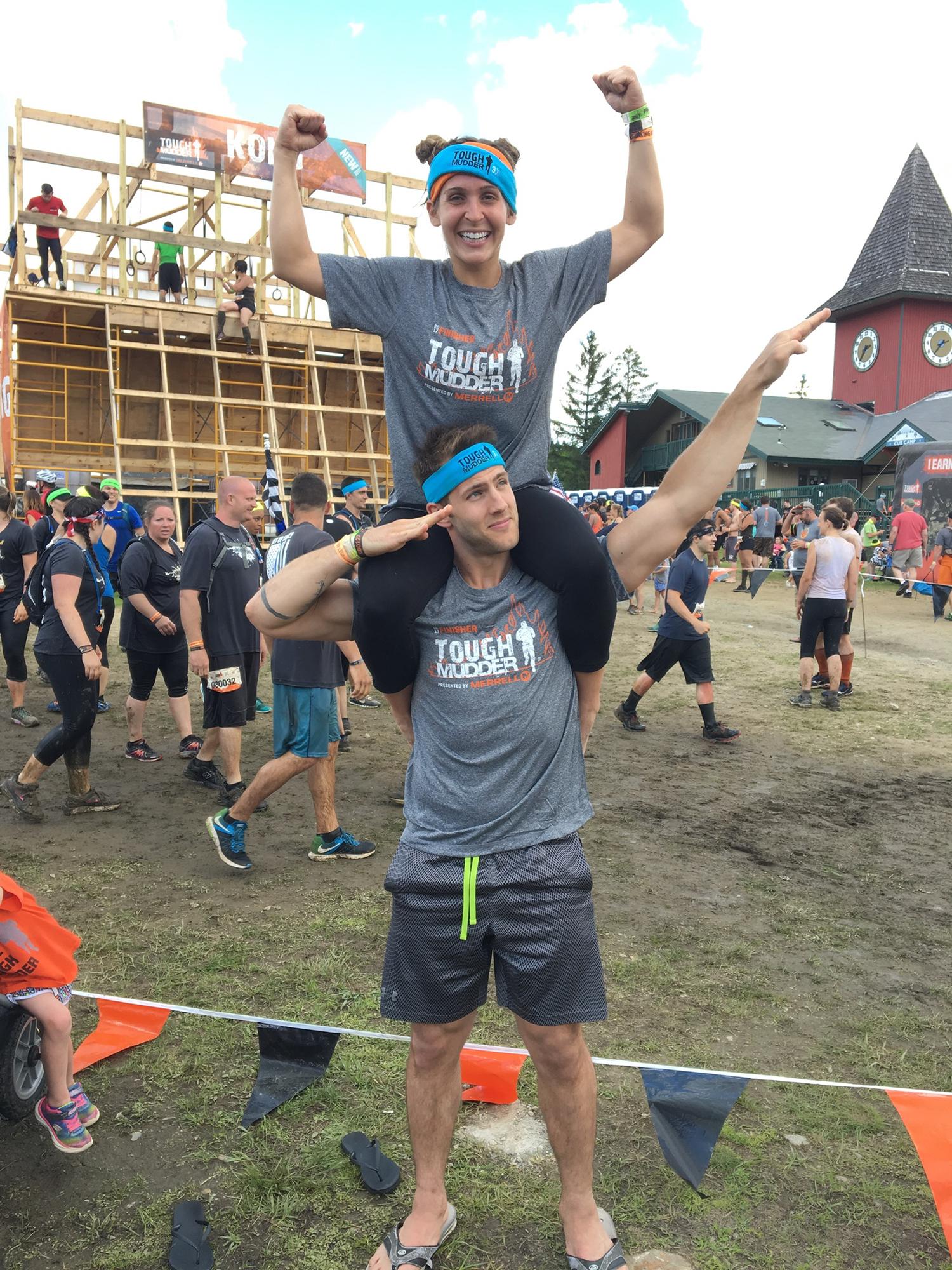 The first Tough Mudder we ran together