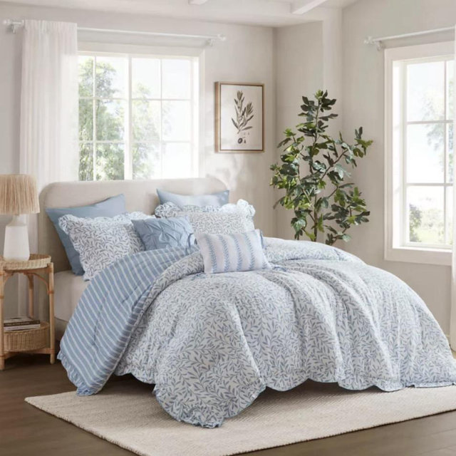 Darcy 5 Piece Print Queen Comforter Set