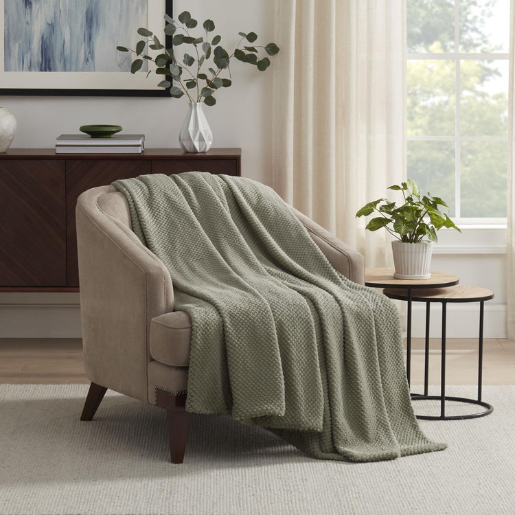 Vellux, Plush Texture Blanket | Zola