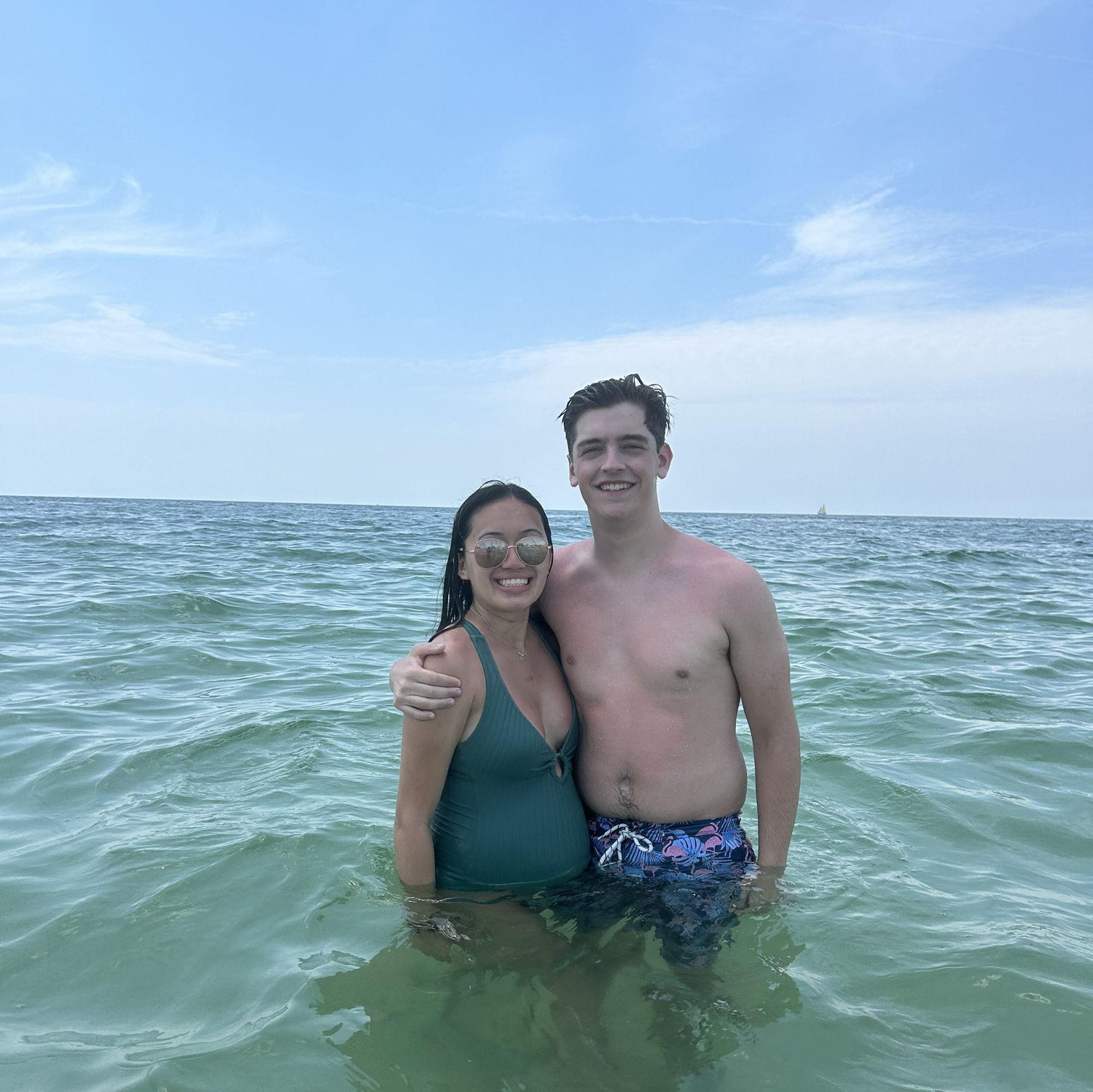 Clearwater beach vacation 2023, so much seaweed!