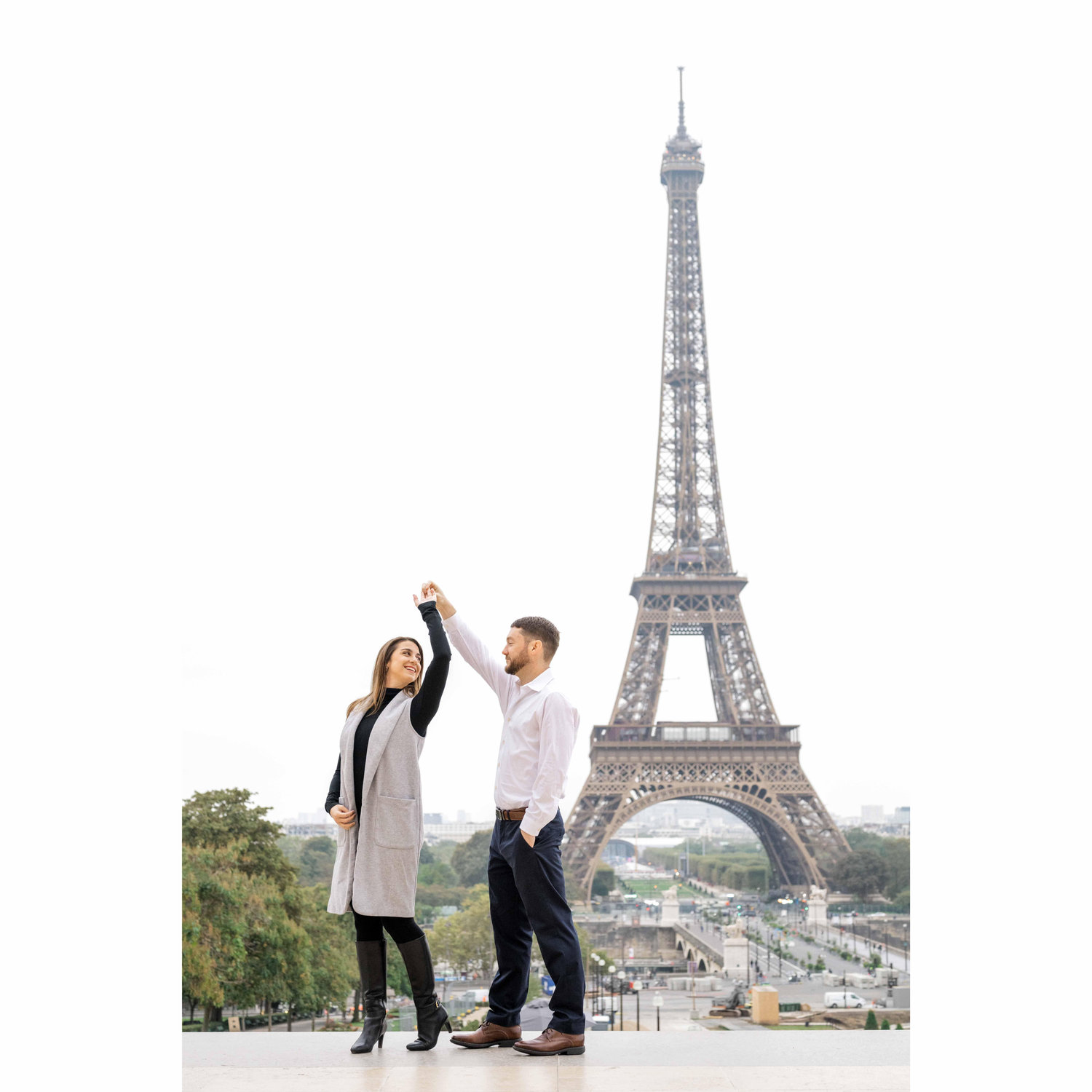 Visiting Paris for our 1 Year Anniversary.