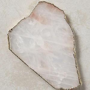 Agate Coaster - Rose Quartz