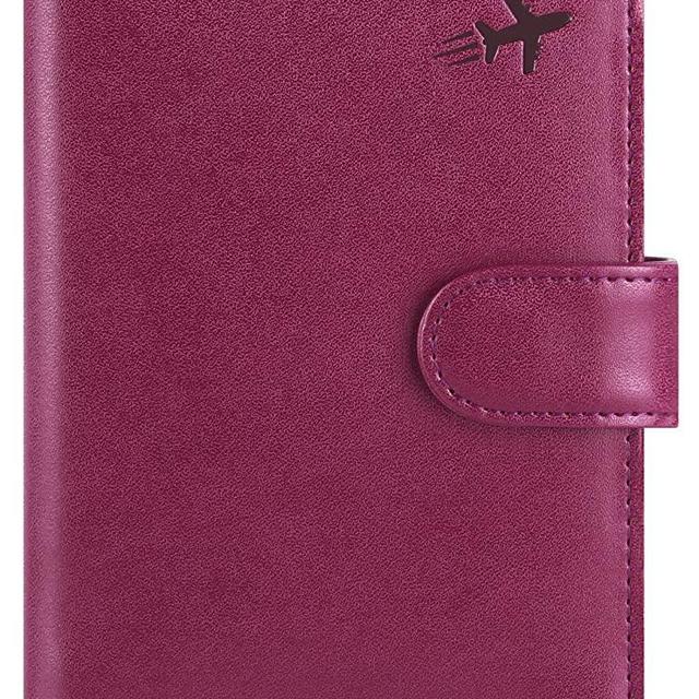 Passport Holder Cover Wallet RFID Blocking Leather Card Case Travel Accessories for Women Men