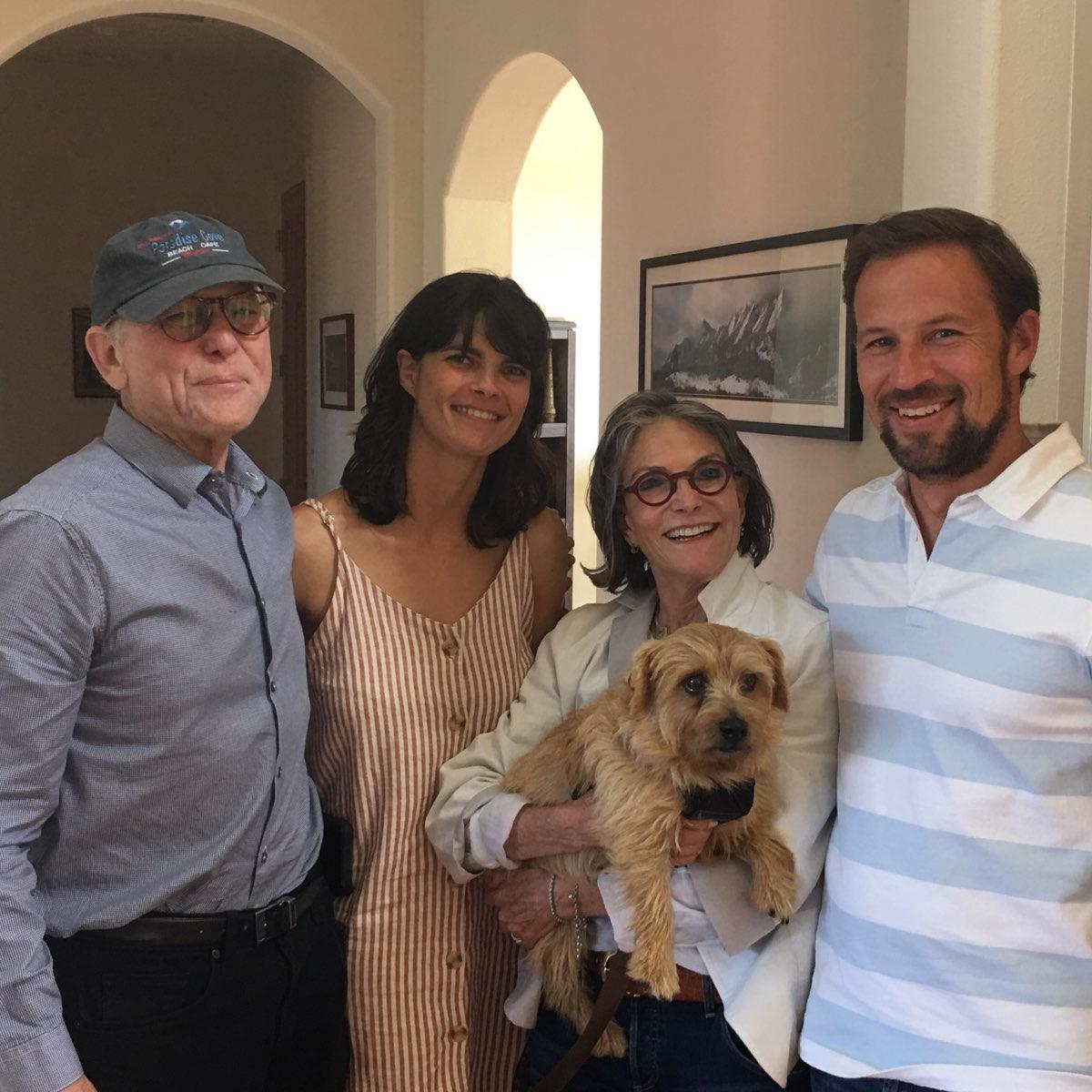 With our fairy godmother, Laurie, and her favorite dudes (Andrew and Benny).